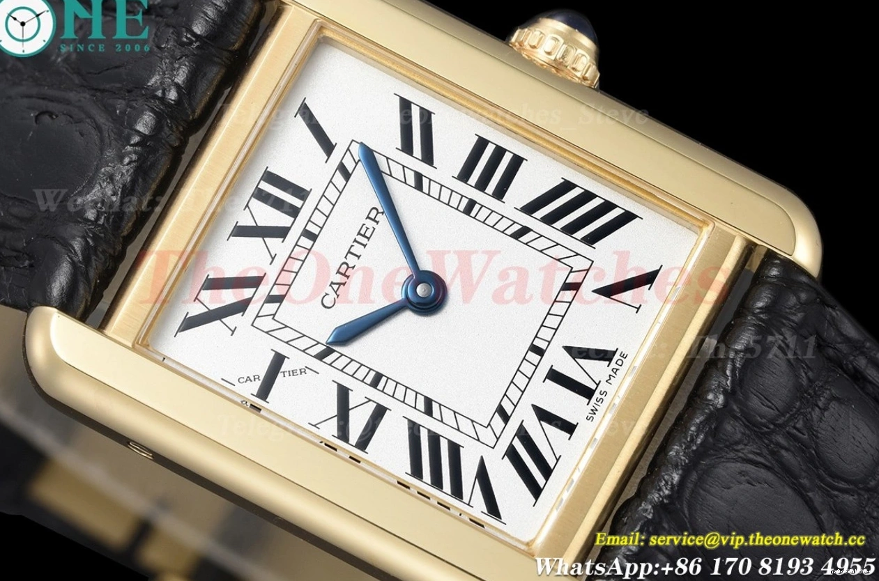 DRF Solo Dial White YG Tank Quartz 24.4mm LE 0301